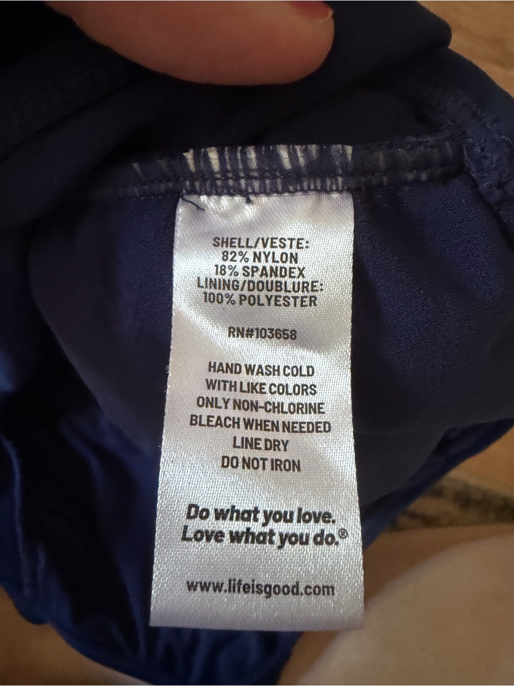 Life is Good | Americana USA Deck Chair Navy One Piece Swimsuit, large - Picture 7 of 10